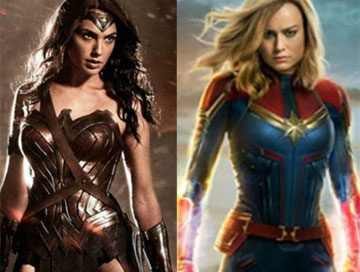 DC、漫威兩大超級女英雄跨界同框了！